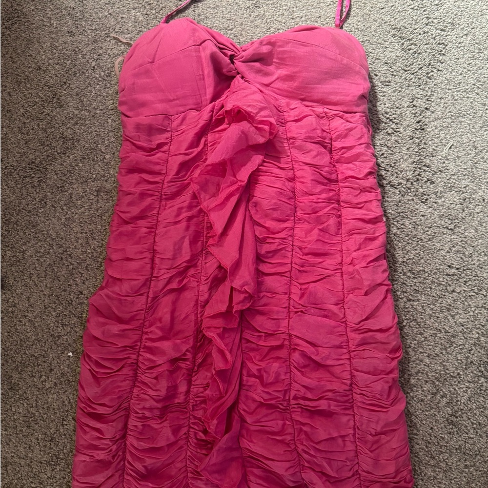 DO+BE Fuchsia Strapless Dress